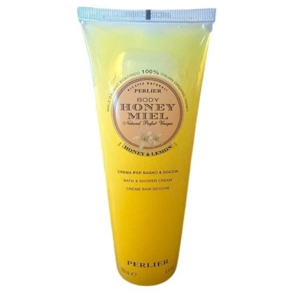 Perlier Honey Miel Bath and Shower Cream Honey & Lemon 8.4oz 250ml Made in Italy